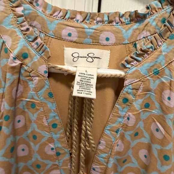 Jessica Simpson Multi-Color Patterned Mini Dress - Picture 4 of 6